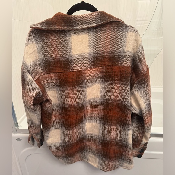 Little Mountain Brown Plaid Jacket - Picture 2 of 4